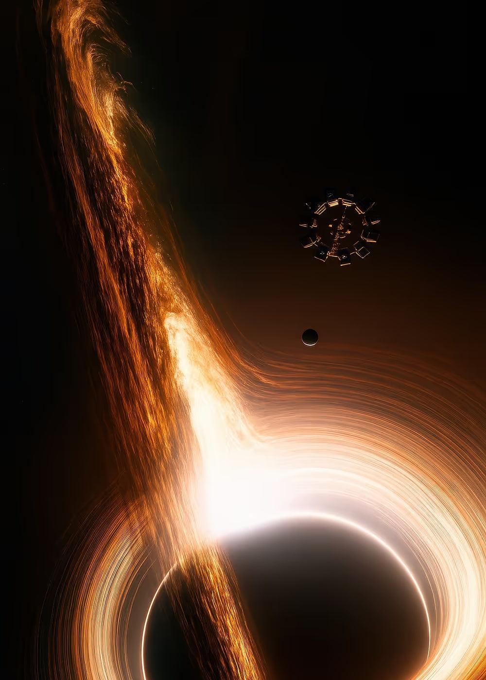Interstellar Black Hole metal poster artwork